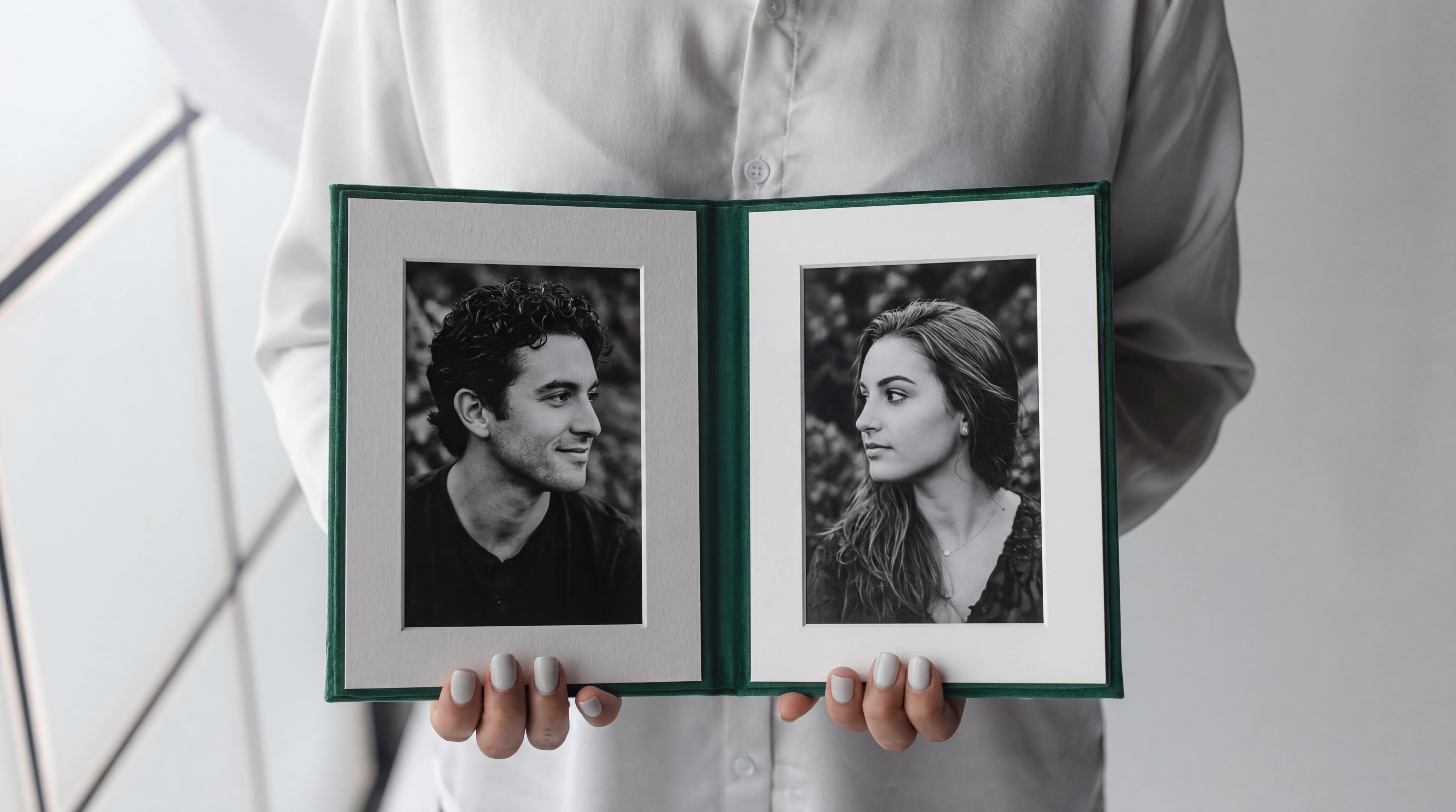4x6" Vertical Matted Folio